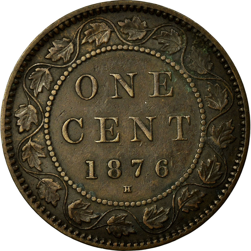 Coin, Canada, Victoria, Cent, 1876, Royal Canadian Mint, AU(55-58), Bronze, KM:7