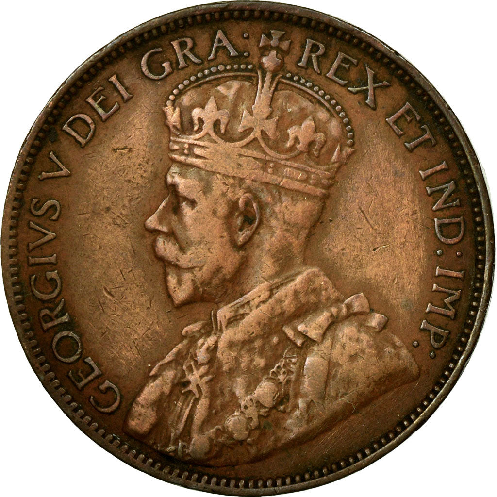 Coin, Canada, George V, Cent, 1918, Royal Canadian Mint, Ottawa, EF(40-45)