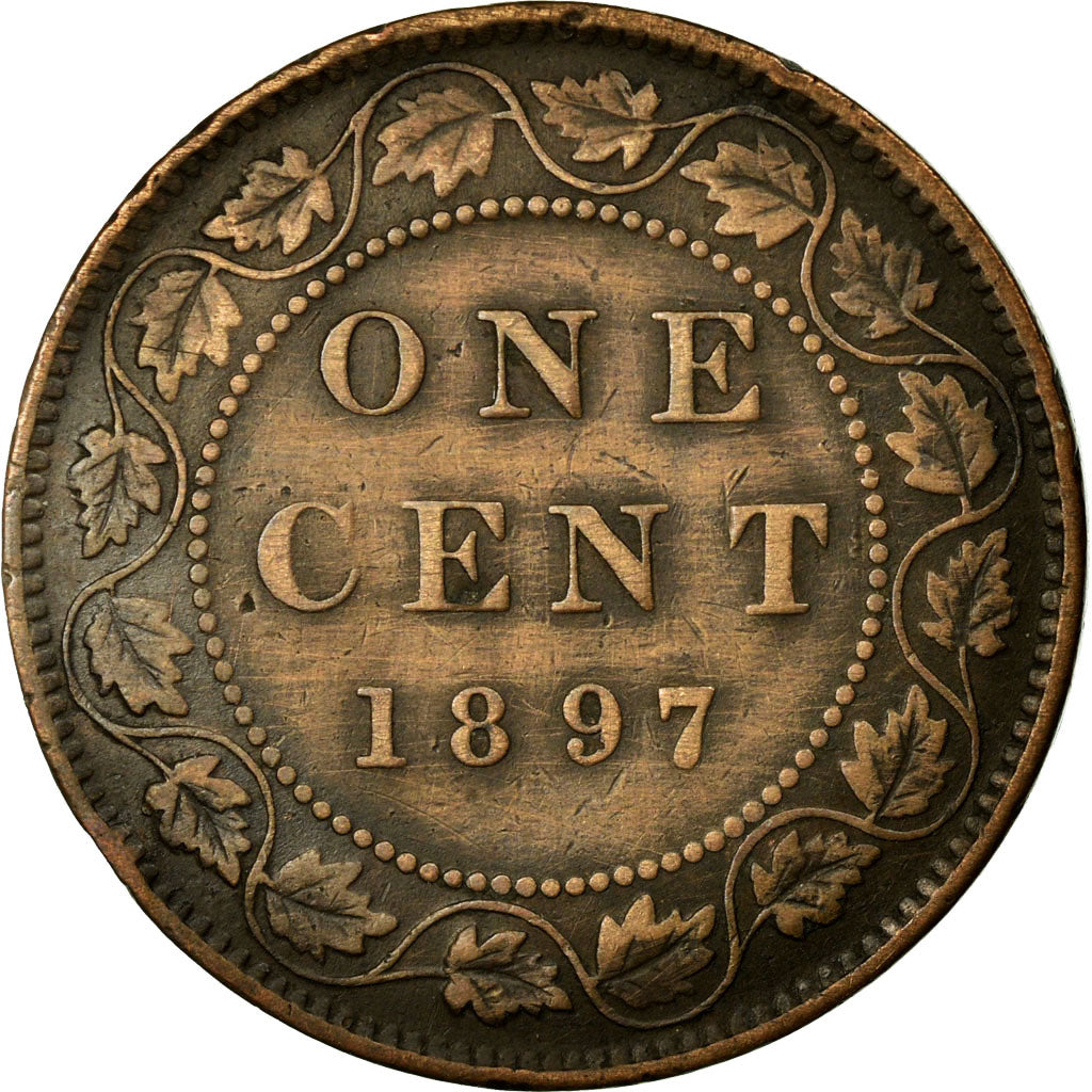 Coin, Canada, Victoria, Cent, 1897, Royal Canadian Mint, Ottawa, EF(40-45)