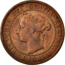 Moneda, Canadá, Victoria, Cent, 1900, Royal Canadian Mint, BC+, Bronce, KM:7