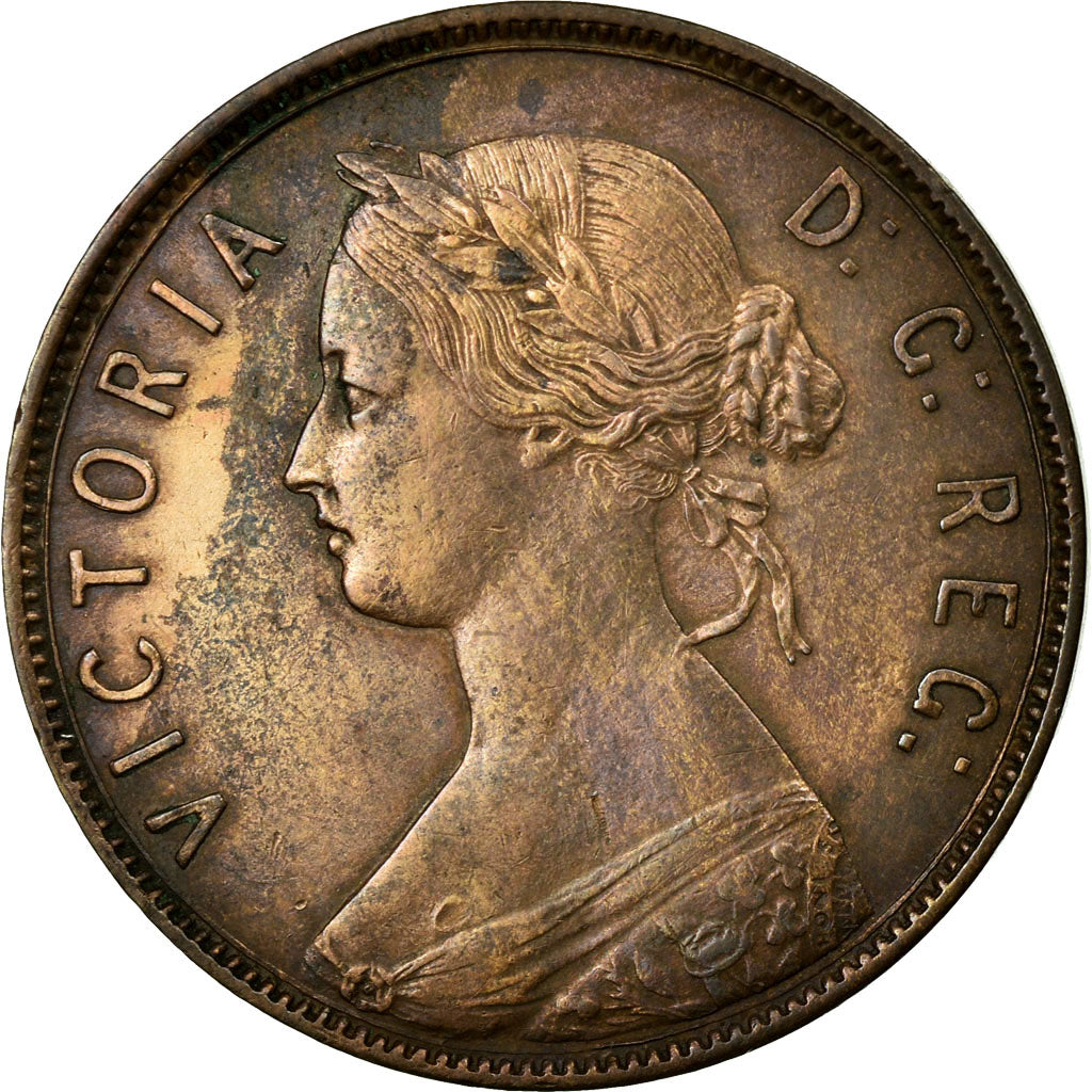Coin, NEWFOUNDLAND, Large Cent, 1896, Royal Canadian Mint, EF(40-45), Bronze