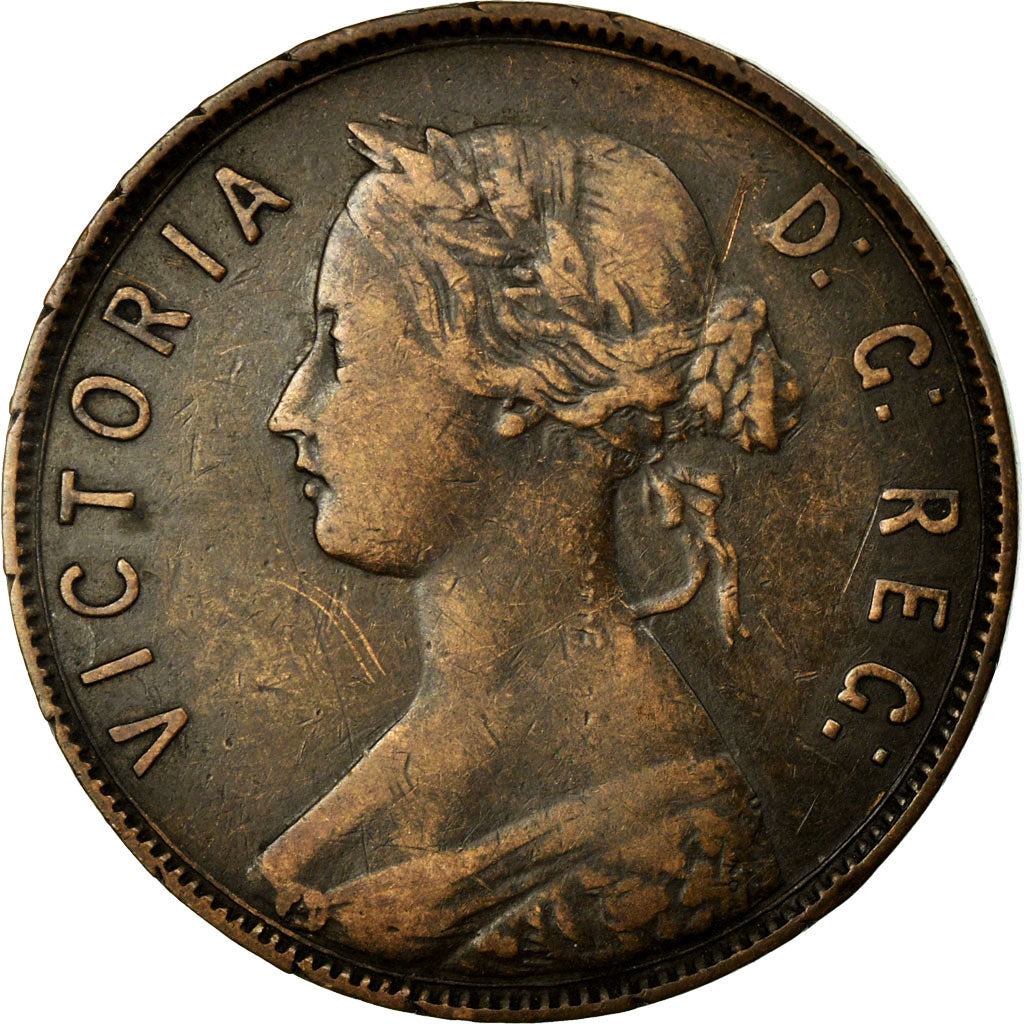 Coin, NEWFOUNDLAND, Large Cent, 1872, Royal Canadian Mint, EF(40-45), Bronze