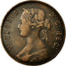 Coin, NEWFOUNDLAND, Large Cent, 1872, Royal Canadian Mint, EF(40-45), Bronze