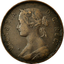 Coin, NEWFOUNDLAND, Large Cent, 1880, Royal Canadian Mint, VF(30-35), Bronze