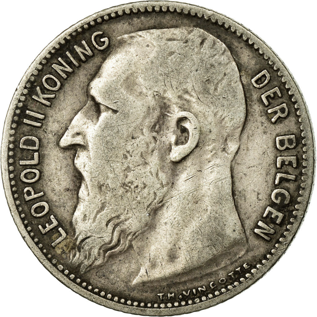 Coin, Belgium, Franc, 1904, Paris, VF(30-35), Silver, KM:57.1