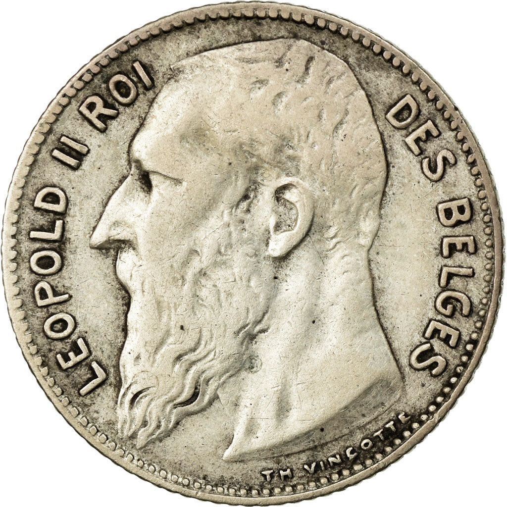 Coin, Belgium, Franc, 1909, VF(30-35), Silver, KM:56.1