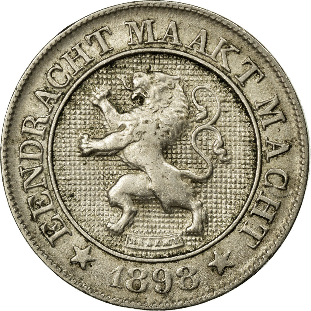 Coin, Belgium, Leopold II, 10 Centimes, 1898, EF(40-45), Copper-nickel, KM:43