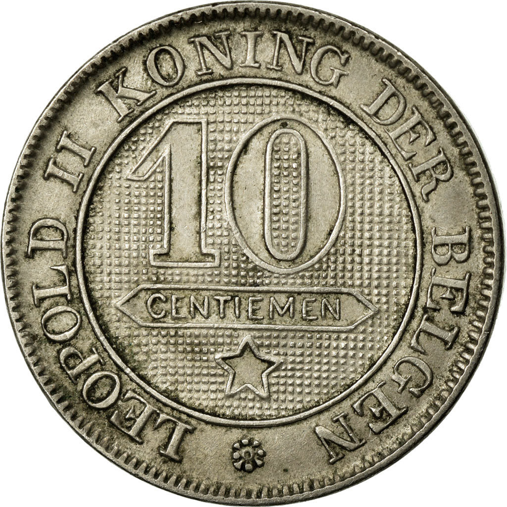 Coin, Belgium, Leopold II, 10 Centimes, 1898, EF(40-45), Copper-nickel, KM:43