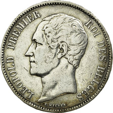 Coin, Belgium, Leopold I, 5 Francs, 5 Frank, 1850, EF(40-45), Silver, KM:17