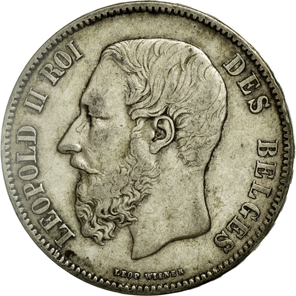 Monnaie, Belgique, Leopold II, 5 Francs, 5 Frank, 1870, TTB, Argent, KM:24