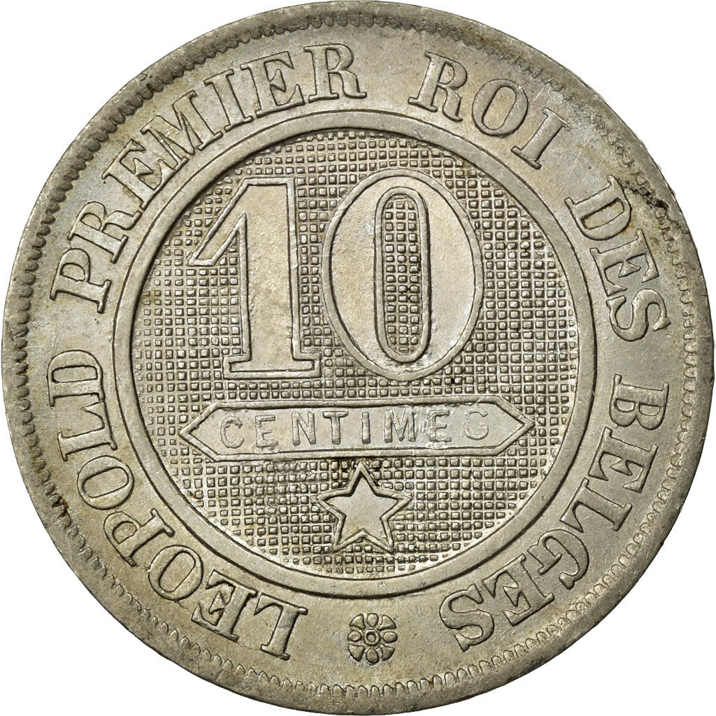 Coin, Belgium, Leopold I, 10 Centimes, 1861, EF(40-45), Copper-nickel, KM:22