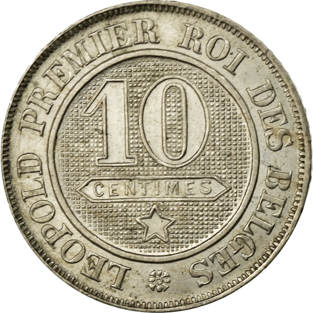 Coin, Belgium, Leopold I, 10 Centimes, 1861, EF(40-45), Copper-nickel, KM:22