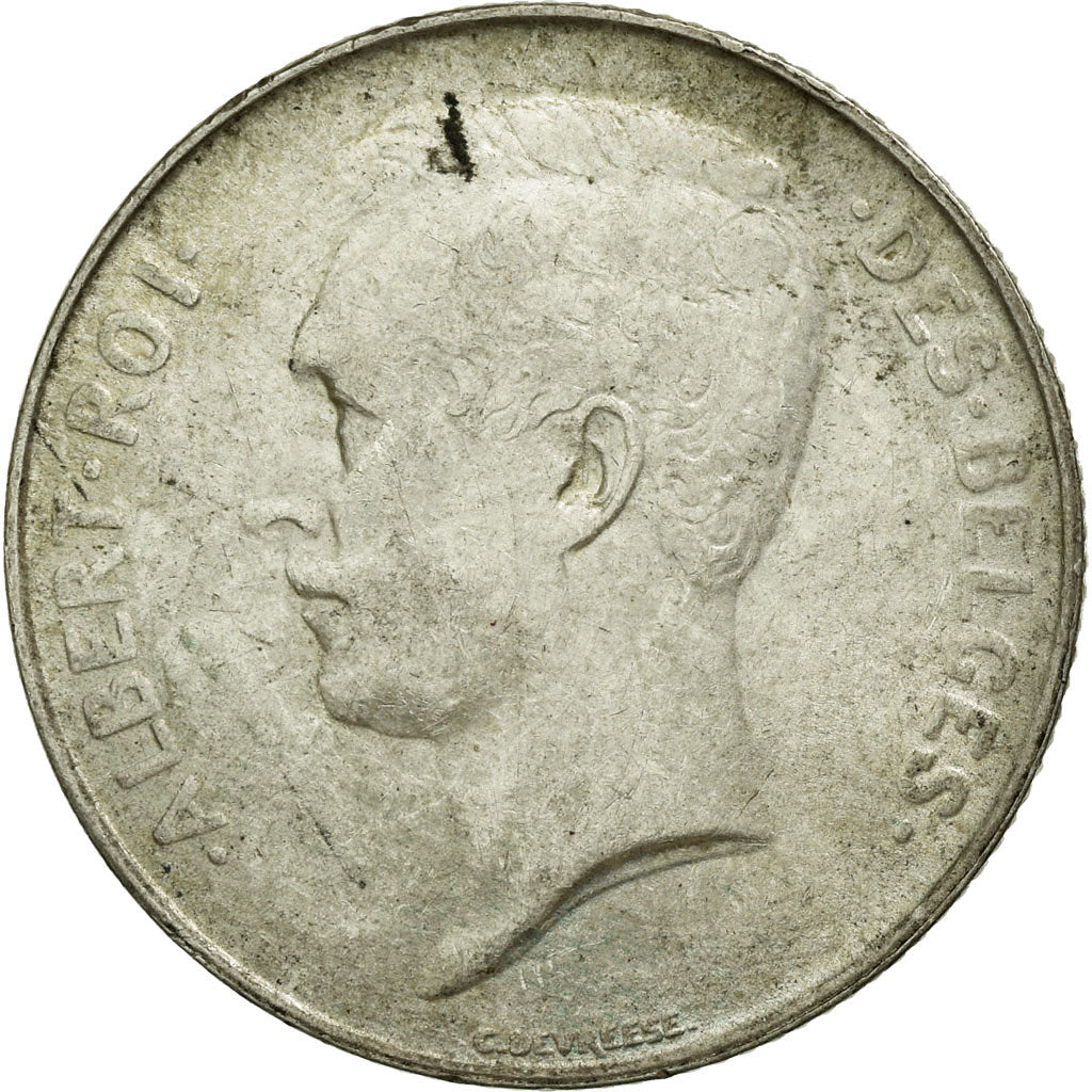 Coin, Belgium, Franc, 1914, VF(30-35), Silver, KM:72