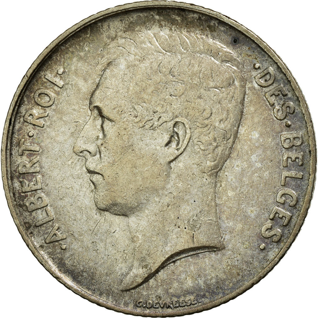 Coin, Belgium, Franc, 1911, EF(40-45), Silver, KM:72