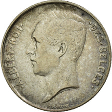Coin, Belgium, Franc, 1911, EF(40-45), Silver, KM:72
