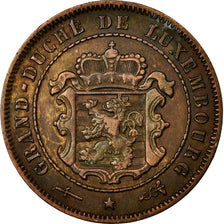 Coin, Luxembourg, William III, 2-1/2 Centimes, 1908, Utrecht, EF(40-45), Bronze
