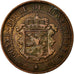 Coin, Luxembourg, William III, 2-1/2 Centimes, 1908, Utrecht, EF(40-45), Bronze