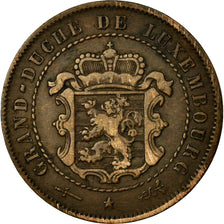 Coin, Luxembourg, William III, 2-1/2 Centimes, 1854, Utrecht, VF(30-35), Bronze