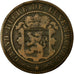 Coin, Luxembourg, William III, 10 Centimes, 1870, Utrecht, VF(30-35), Bronze
