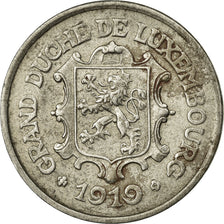 Coin, Luxembourg, Charlotte, 25 Centimes, 1919, VF(30-35), Iron, KM:32