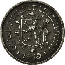 Coin, Luxembourg, Charlotte, 25 Centimes, 1919, VF(20-25), Iron, KM:32