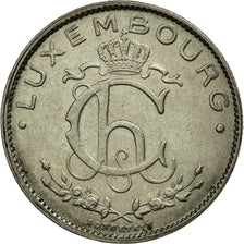 Coin, Luxembourg, Charlotte, Franc, 1924, EF(40-45), Nickel, KM:35