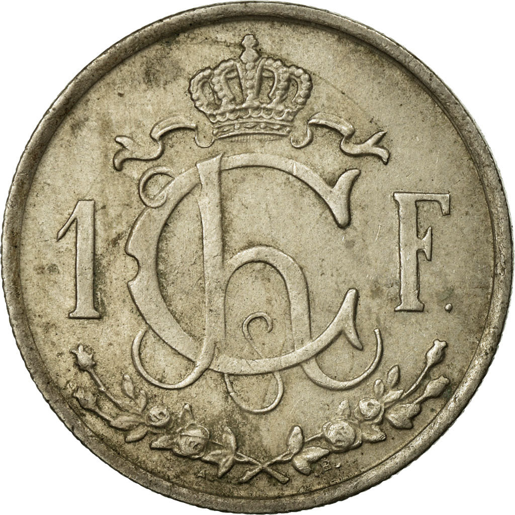 Coin, Luxembourg, Charlotte, Franc, 1947, VF(30-35), Copper-nickel, KM:46.1