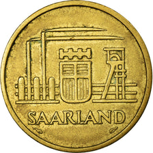 Moeda, SARRE, 50 Franken, 1954, Paris, EF(40-45), Alumínio-Bronze, KM:3
