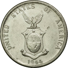 Moneda, Filipinas, 50 Centavos, 1944, MBC+, Plata, KM:183