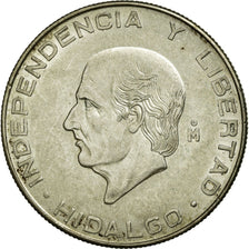 Coin, Mexico, 5 Pesos, 1955, Mexico City, EF(40-45), Silver, KM:469