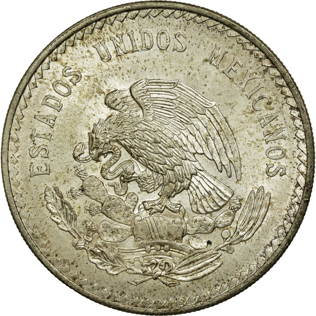 Coin, Mexico, 5 Pesos, 1948, Mexico City, EF(40-45), Silver, KM:465