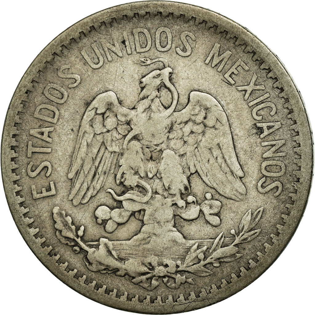Moneda, México, 50 Centavos, 1905, Mexico City, MBC, Plata, KM:445