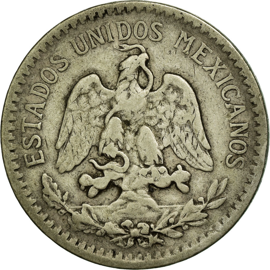 Monnaie, Mexique, 50 Centavos, 1919, Mexico City, TB+, Argent, KM:447
