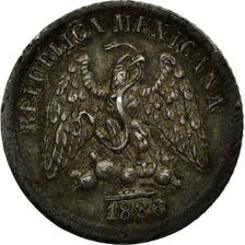 Coin, Mexico, 5 Centavos, 1886, Mexico City, EF(40-45), Silver, KM:398.7