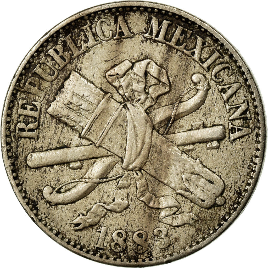 Monnaie, Mexique, Centavo, 1883, Mexico City, TTB, Copper-nickel, KM:392