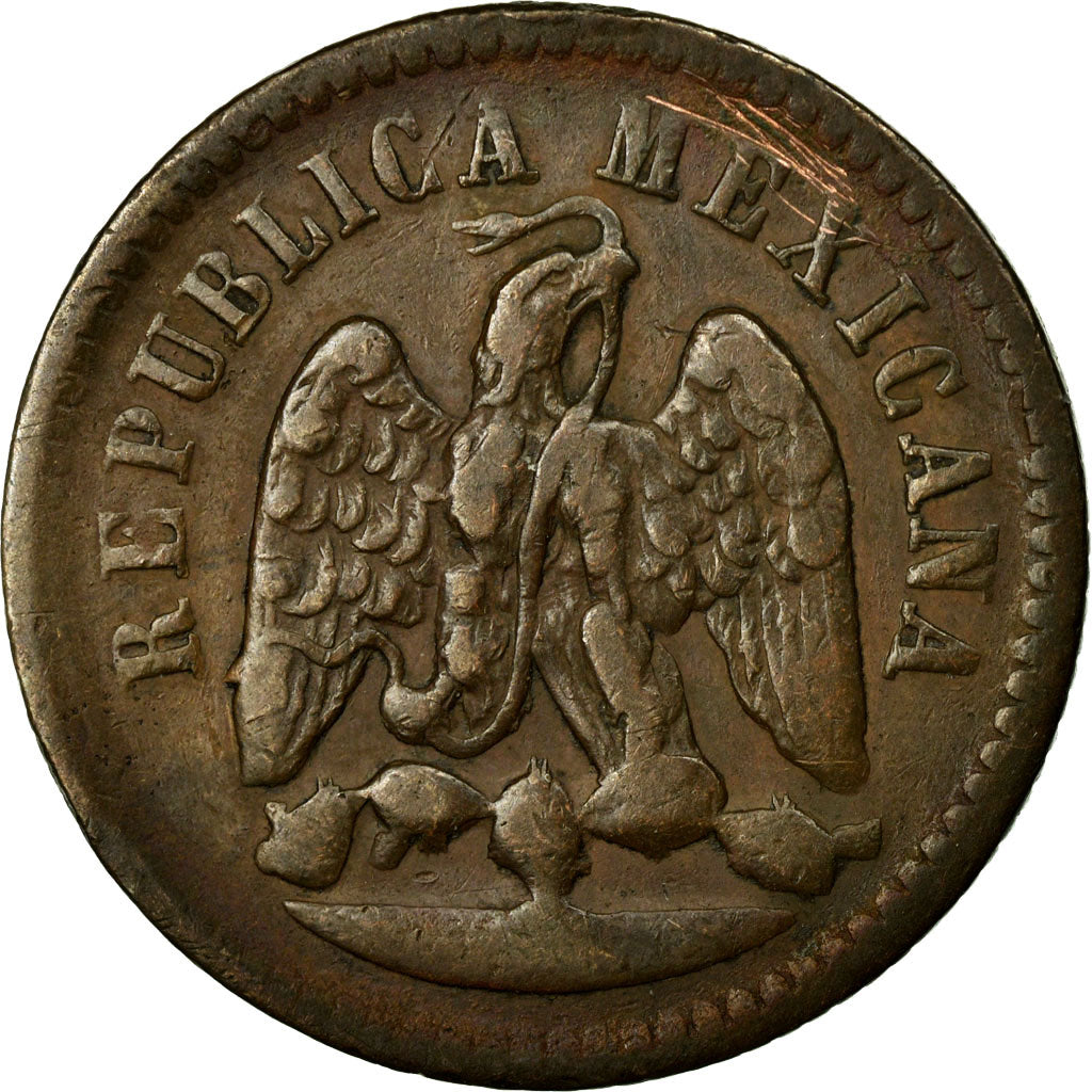 Coin, Mexico, Centavo, 1889, Mexico City, EF(40-45), Copper, KM:391.6