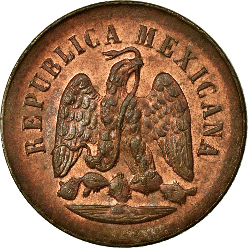 Coin, Mexico, Centavo, 1895, Mexico City, EF(40-45), Copper, KM:391.6