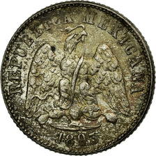 Coin, Mexico, 10 Centavos, 1893, Mexico City, VF(30-35), Silver, KM:403.7