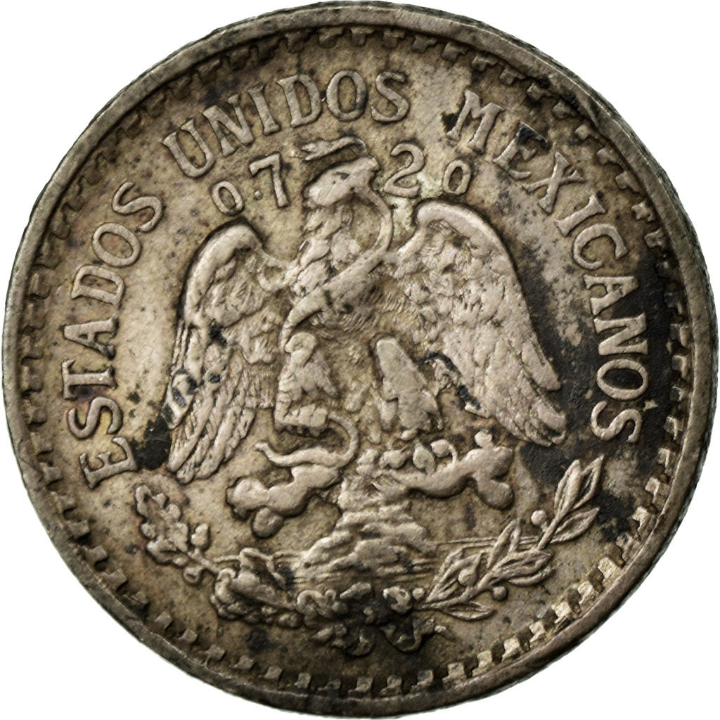 Coin, Mexico, 10 Centavos, 1928, Mexico City, EF(40-45), Silver, KM:431