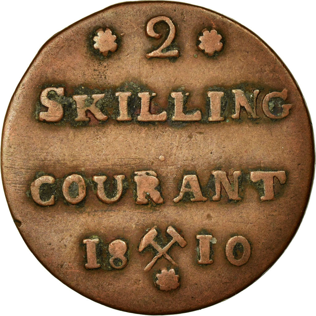 Coin, Norway, 2 Skilling, 1810, VF(30-35), Copper, KM:280.1