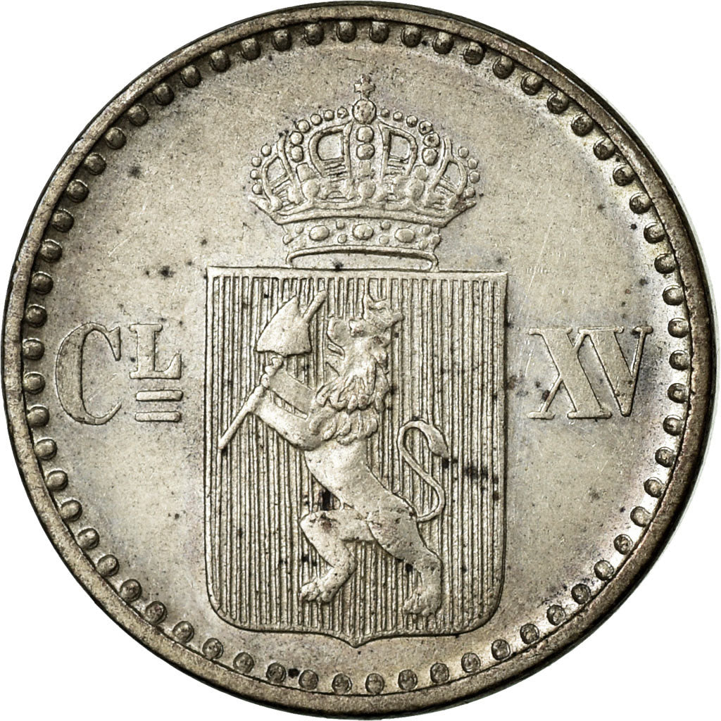 Coin, Norway, 2 Skilling, 1871, EF(40-45), Silver, KM:336.2