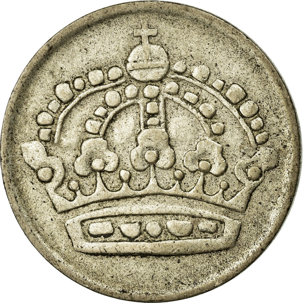 Coin, Sweden, Gustaf VI, 50 Öre, 1961, EF(40-45), Silver, KM:825