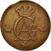 Monnaie, Suède, Gustaf IV Adolf, 1/2 Skilling, 1807, TB+, Cuivre, KM:565
