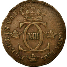 Monnaie, Suède, Carl XIII, 1/2 Skilling, 1815, TB+, Cuivre, KM:590