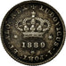 Monnaie, Portugal, Luiz I, 50 Reis, 1889, TTB, Argent, KM:506.2