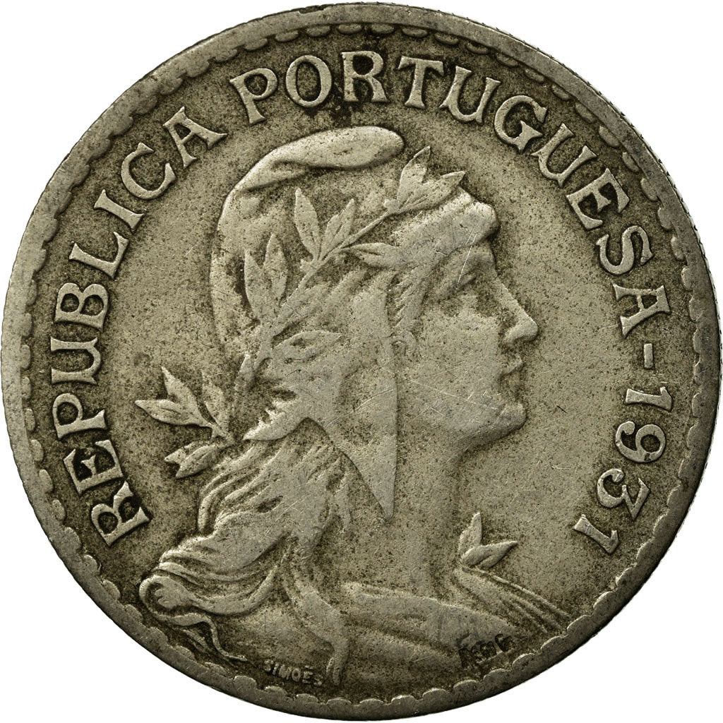 Monnaie, Portugal, Escudo, 1931, TB+, Copper-nickel, KM:578