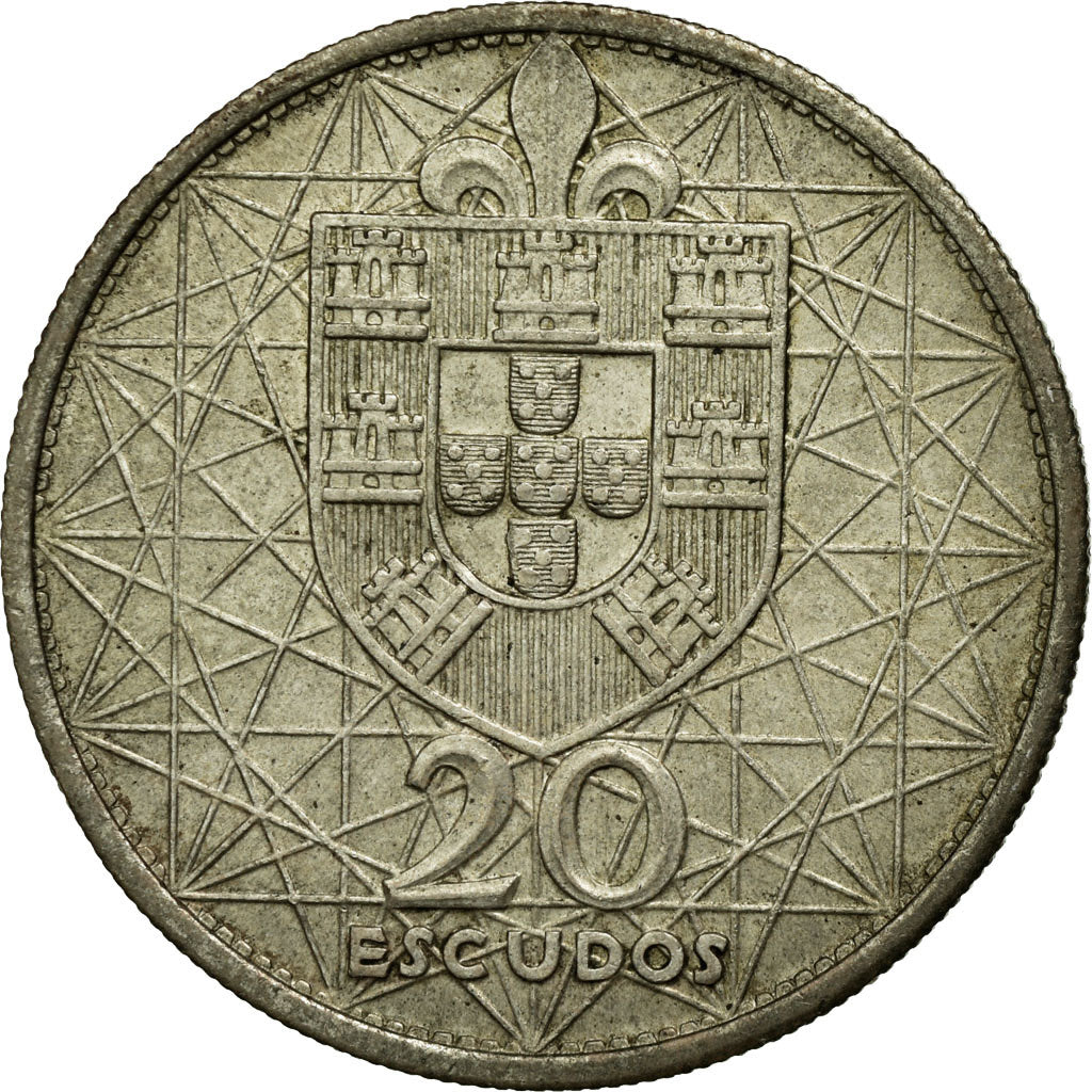 Monnaie, Portugal, 20 Escudos, 1966, Lisbonne, TTB, Argent, KM:592