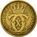 Munten, Denemarken, Christian X, Krone, 1925, Copenhagen, FR+, Aluminum-Bronze