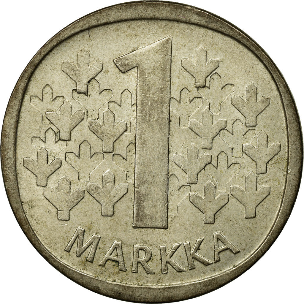 Coin, Finland, Markka, 1964, EF(40-45), Silver, KM:49