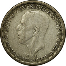 Coin, Sweden, Gustaf V, Krona, 1947, VF(30-35), Silver, KM:814